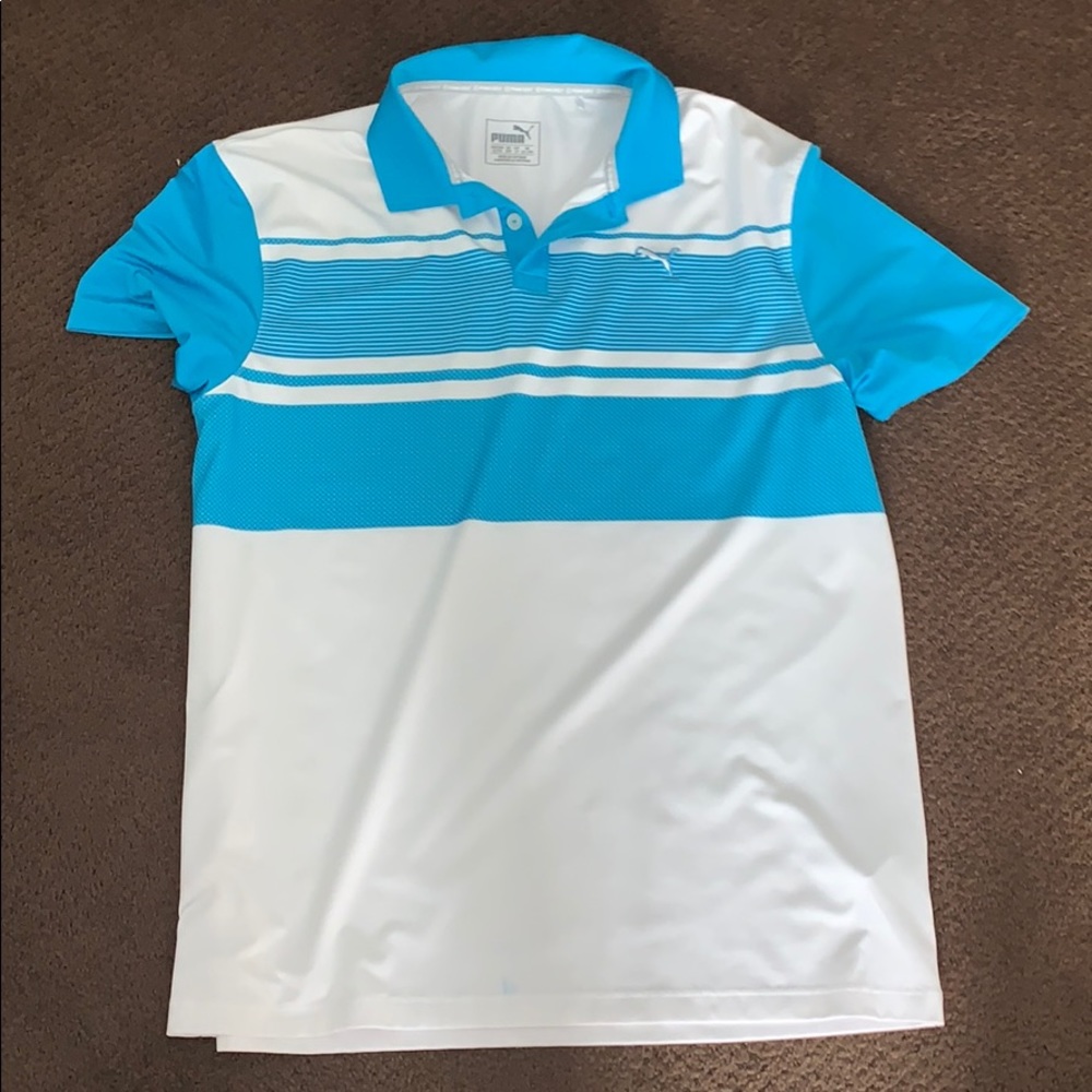 Puma boys golf shirt. Wick away.